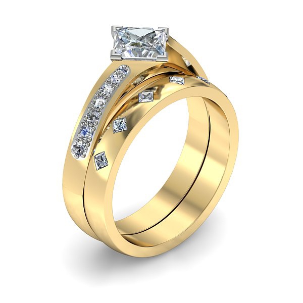 Woodham Wedder Band in 18kt Yellow Gold AU